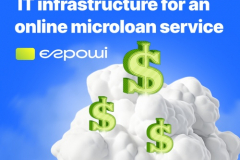IT infrastructure for an online microloan service